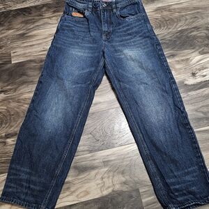 Empyre Men's Relaxed Jeans in Dark Indigo Blue